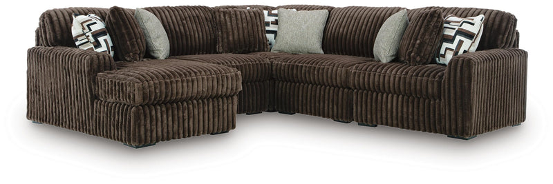 Midnight-Madness Sectional with Chaise