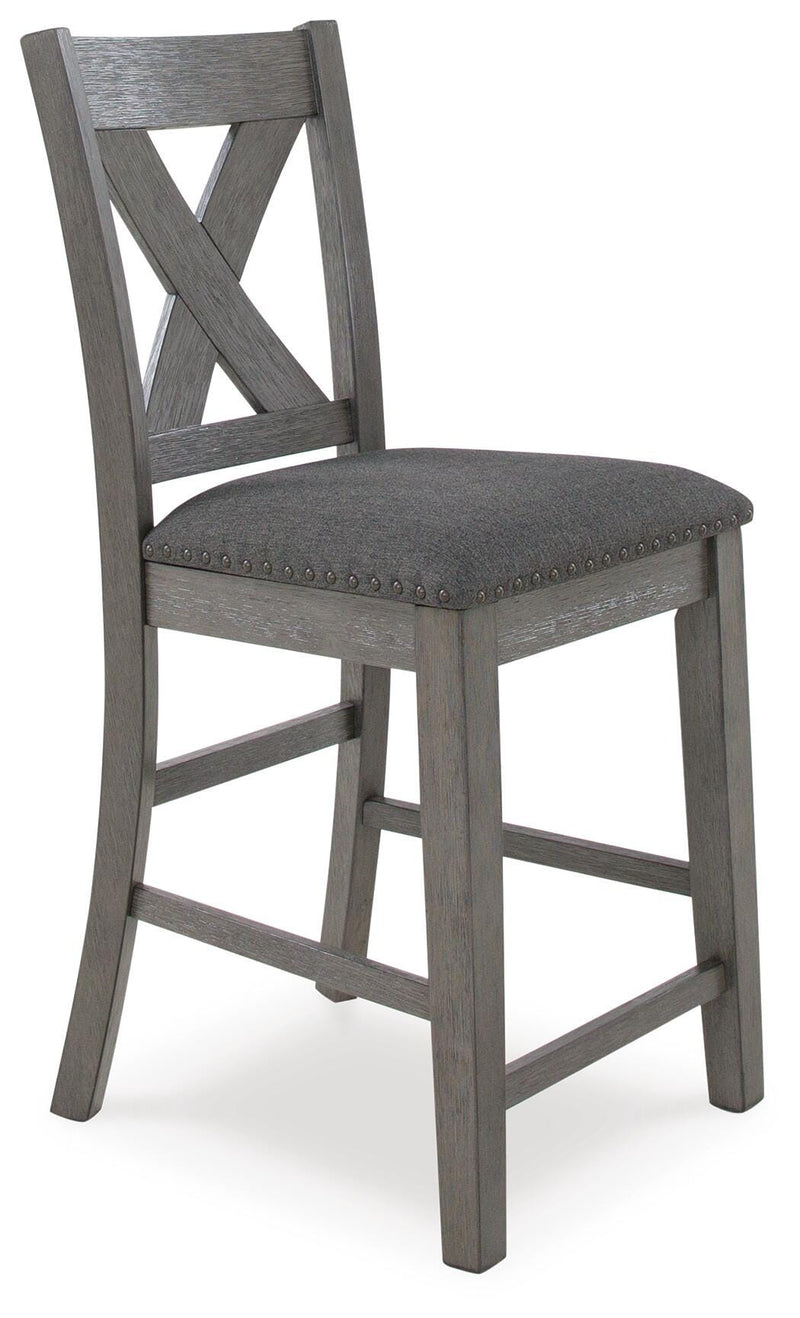 Caitbrook Counter Height Dining Table and Bar Stools (Set of 7)