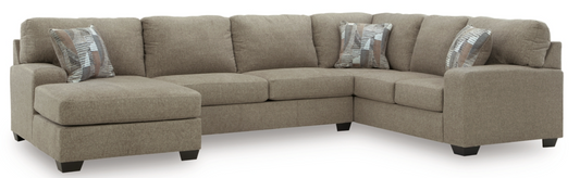 Newellen 3 Piece Sectional Couch with Included Delivery